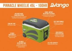 Vango Pinnacle Wheelie 45L Cool Box 8 Vango Pinnacle Wheelie 45L Cool Box -Vango 45l infographic