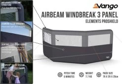 Vango Airbeam Windbreak 3 Panel (Elements Proshield) 7 Vango Airbeam Windbreak 3 Panel (Elements Proshield) -Vango airbeam windbreak 3 panel elements proshield high res