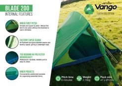 Vango Blade 200 Tent (2022) -Vango blade 2002