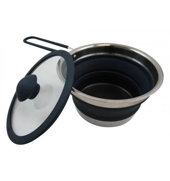 Vango Cuisine 1L Saucepan - Grey 4 Vango Cuisine 1L Saucepan - Grey - Image 2