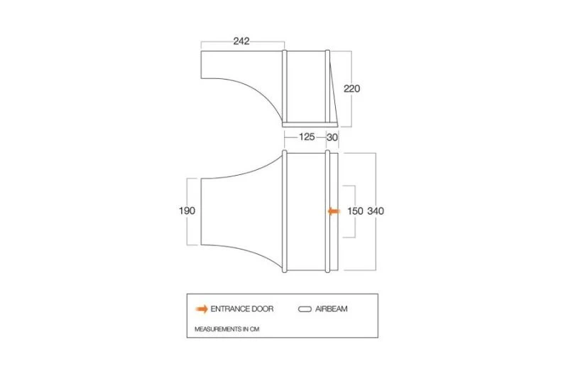 Vango Elite Air Side Awning - TA002 4 Vango Elite Air Side Awning - TA002 - Image 2