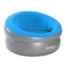 Vango Inflatable Donut Chair - Blue 1 Vango Inflatable Donut Chair - Blue -Vango inflatable deluxe flocked chair blue web
