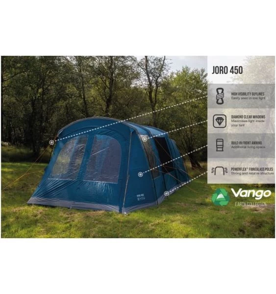 Vango Joro 450 (Poled) Tent 2022 6 Vango Joro 450 (Poled) Tent 2022 - Image 4