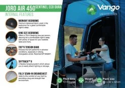 Vango Joro Air 450 Eco Dura Airbeam Tent 2023 (Incl. Footprint) 15 Vango Joro Air 450 Eco Dura Airbeam Tent 2023 (Incl. Footprint) -Vango joro air 450 sed2 small