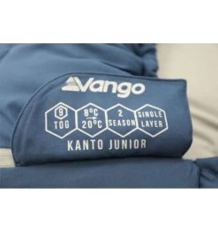 Vango Kanto Junior Sleeping Bag - Blue 9 Vango Kanto Junior Sleeping Bag - Blue -Vango kanto jr blue 4