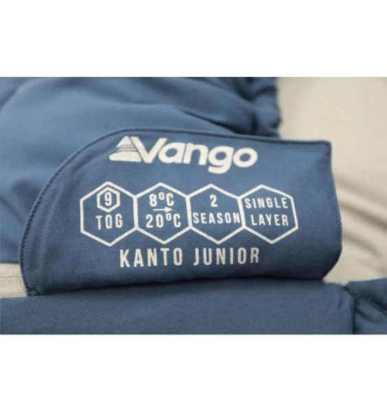 Vango Kanto Junior Sleeping Bag - Blue 6 Vango Kanto Junior Sleeping Bag - Blue - Image 4