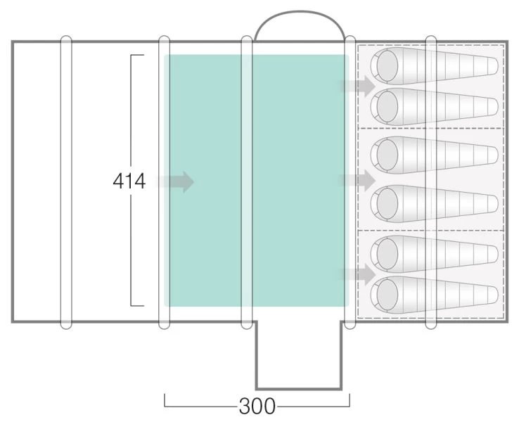Vango Rome / Ventanas 650XL Carpet - CP109 4 Vango Rome / Ventanas 650XL Carpet - CP109 - Image 2