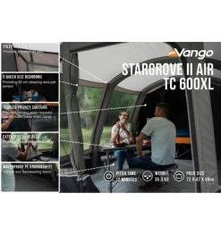 Vango Stargrove II Air TC 600XL Airbeam Tent 2022 14 Vango Stargrove II Air TC 600XL Airbeam Tent 2022 -Vango stargrove ii air tc image 4
