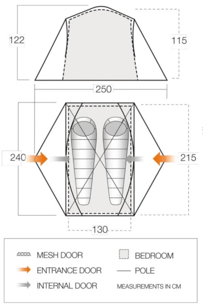 Vango Tryfan 200 Tent 2023 4 Vango Tryfan 200 Tent 2023 - Image 2
