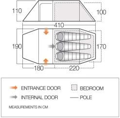 Best Seller -Vango vango 2020 tents floorplan scafell 300