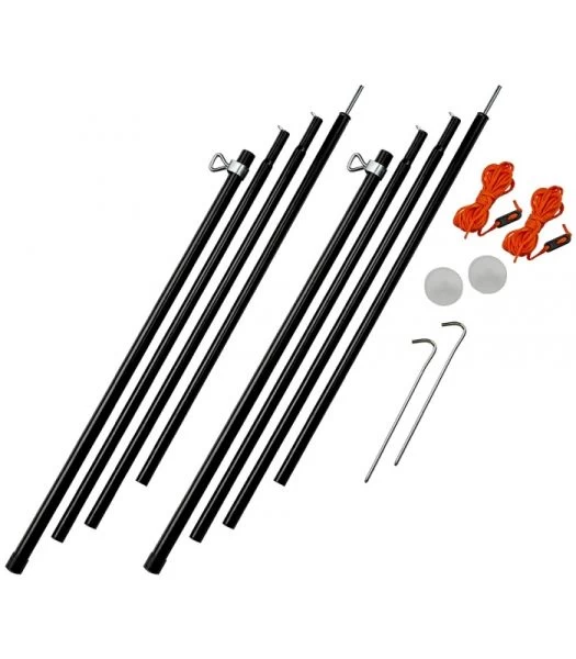 Vango Adjustable Steel King Pole Set 180cm-220cm 2 Vango Adjustable Steel King Pole Set 180cm-220cm