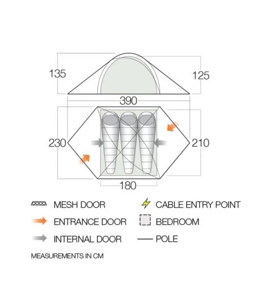 Vango Halo 300 Tent 2023 4 Vango Halo 300 Tent 2023 - Image 2