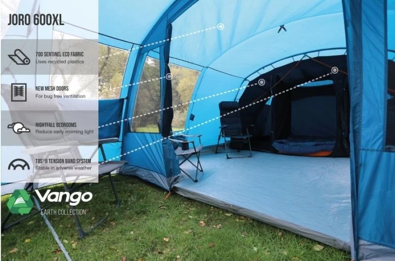 Vango Joro 600XL (Poled) Tent 2022 7 Vango Joro 600XL (Poled) Tent 2022 - Image 5