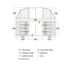 Vango -Vango vango longleat 800xl tent 1 1 2