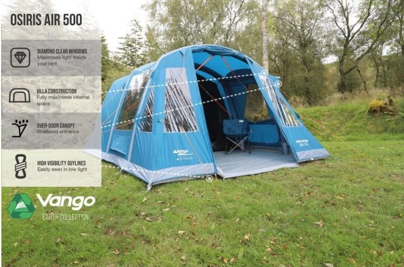 Vango Osiris Air 500 Airbeam Tent 2022 6 Vango Osiris Air 500 Airbeam Tent 2022 - Image 4