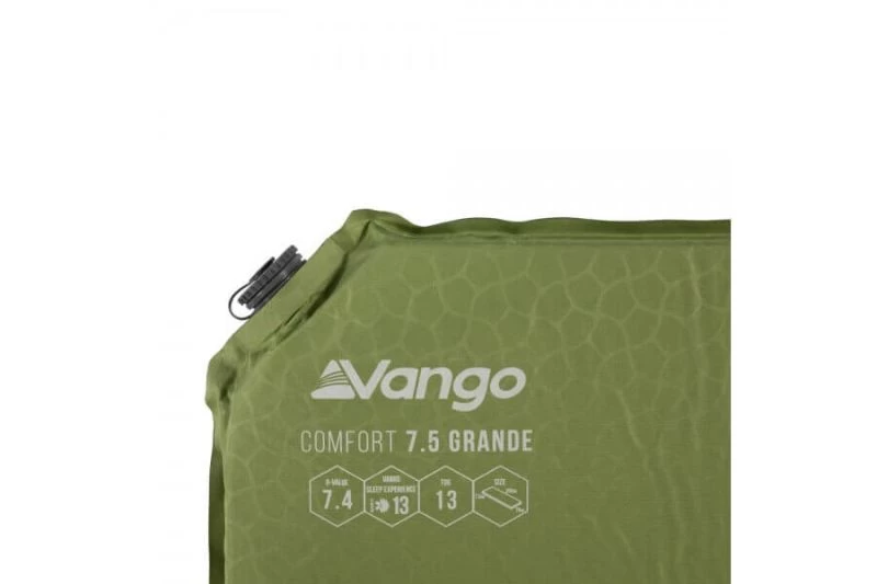 Vango Self Inflate Mat Comfort 7.5cm - Grande 4 Vango Self Inflate Mat Comfort 7.5cm - Grande - Image 2